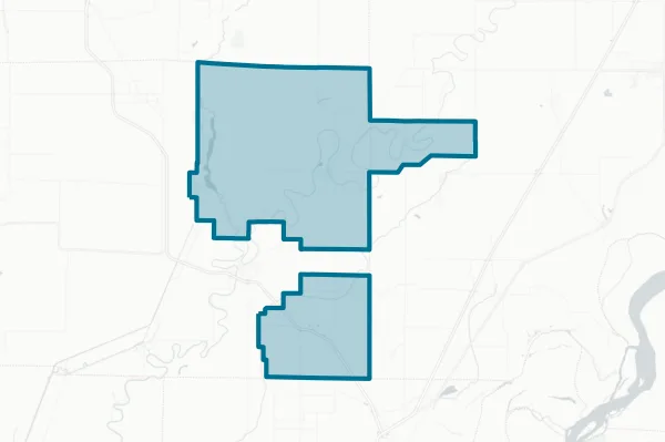 East Poinsett County School District — detail map