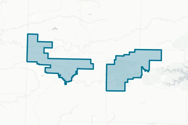Ouachita River School District — detail map