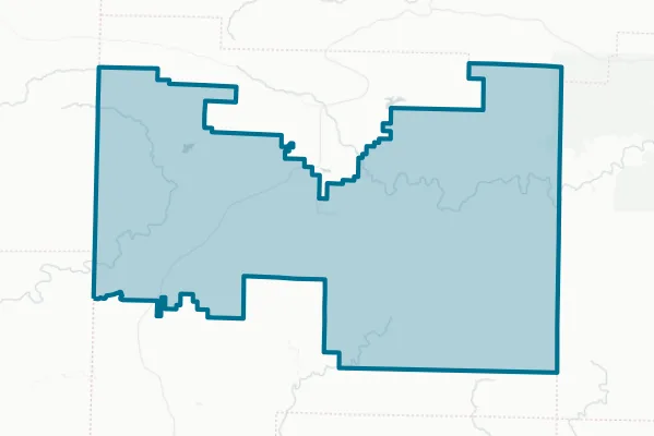 Mena School District — detail map