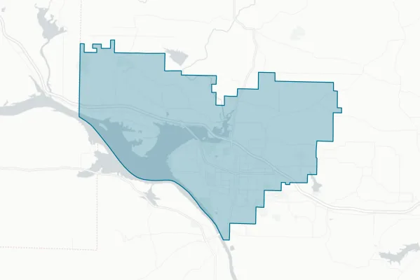 Russellville School District No. 14 — detail map