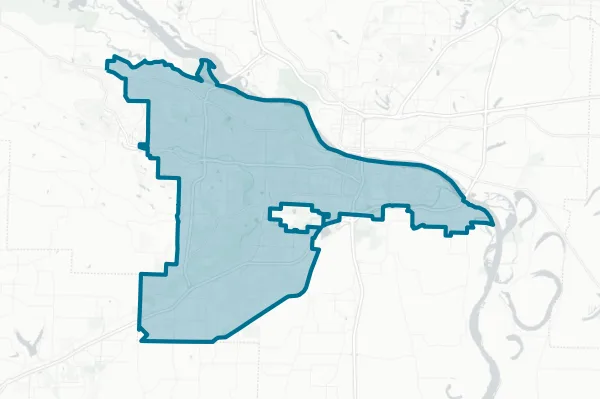 Little Rock School District — detail map