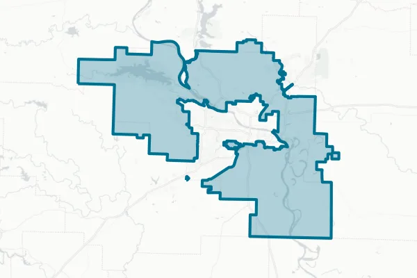 Pulaski County Special School District — detail map