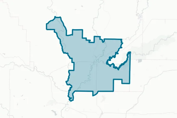 Pocahontas School District — detail map