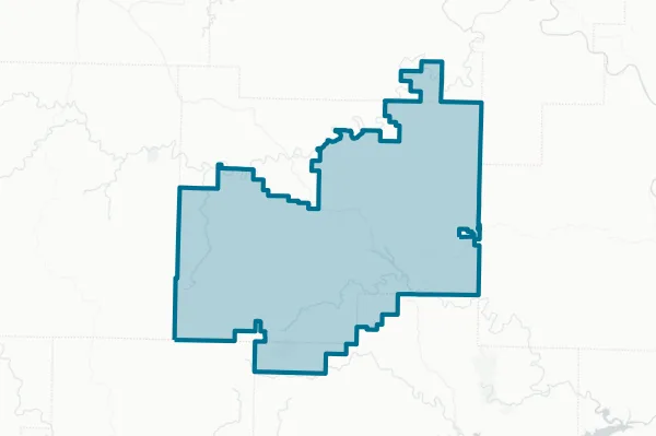 Searcy County School District — detail map