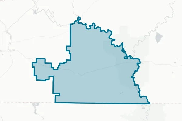 Strong-huttig School District — detail map