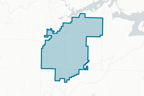 South Side School District — detail map