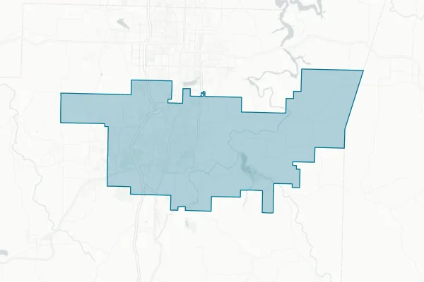 Fayetteville School District #1 — detail map