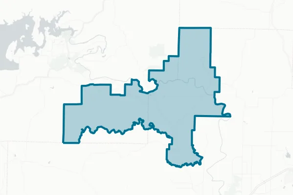 Pangburn School District — detail map