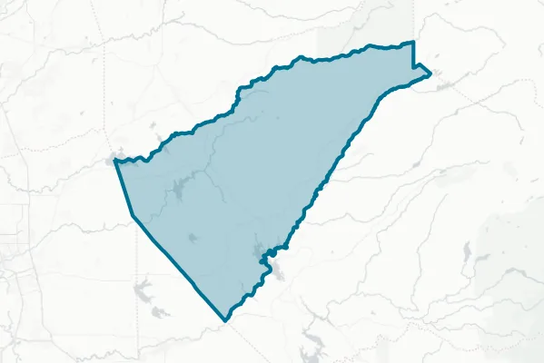 County of Calaveras — detail map