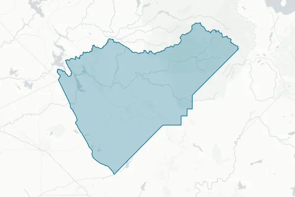 County of Mariposa — detail map