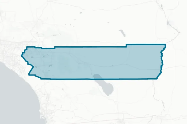 County of Riverside — detail map