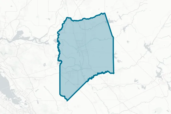 County of San Joaquin — detail map