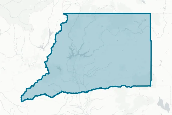 County of Shasta — detail map