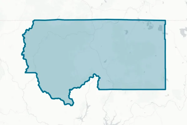 County of Siskiyou — detail map