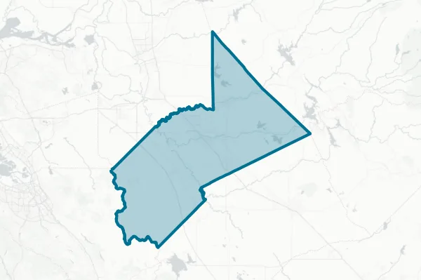 County of Stanislaus — detail map