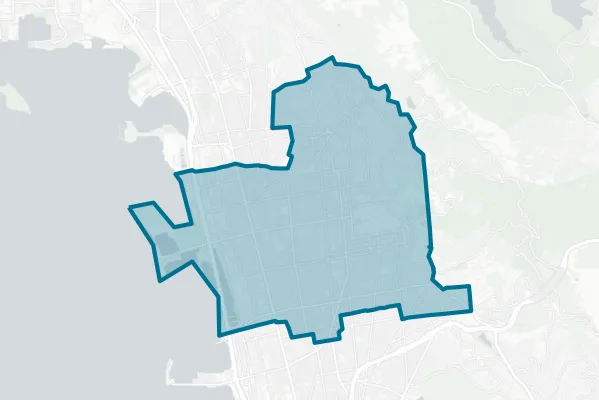 City of Berkeley — detail map