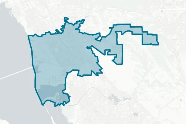City of Hayward — detail map