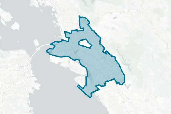 City of Oakland — detail map