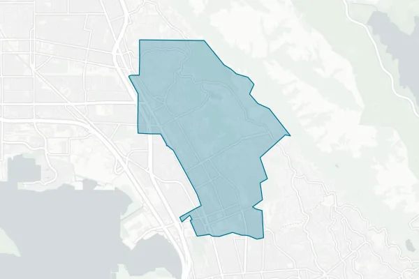 City of El Cerrito — detail map