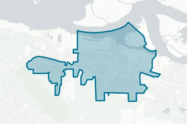 City of Pittsburg — detail map
