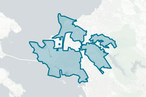 Cit of Richmond — detail map