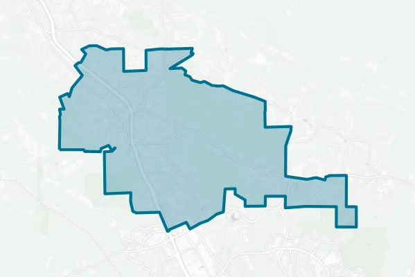Town of Danville — detail map