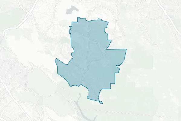 Town of Moraga — detail map