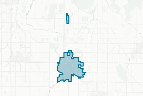 City of Reedley — detail map