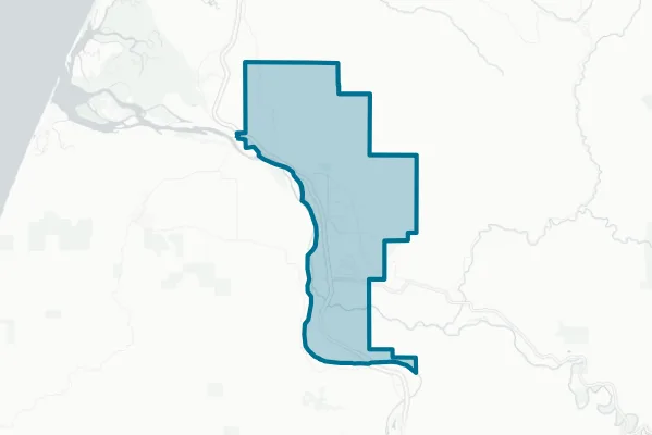 City of Fortuna — detail map