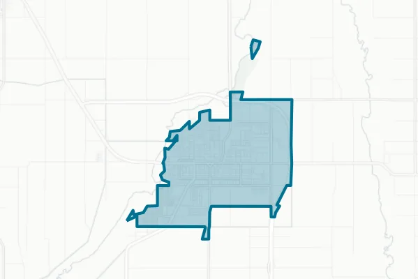 Brawley Elementary School District — detail map