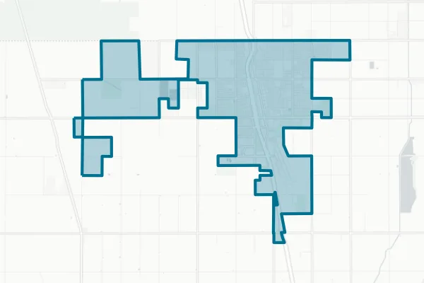 City of Delano — detail map