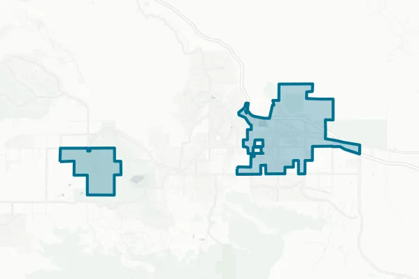 City of Tehachapi — detail map