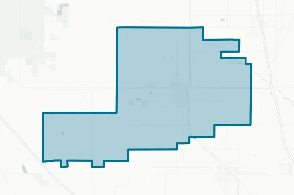 Wasco Union Elementary School District — detail map