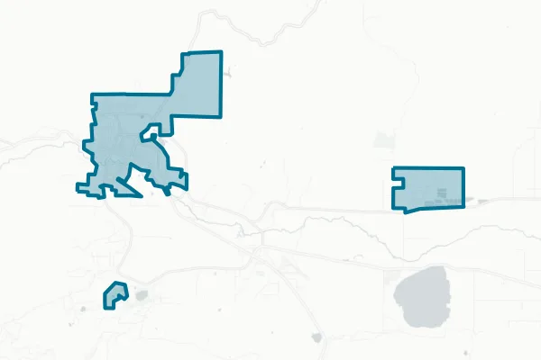 City of Susanville — detail map