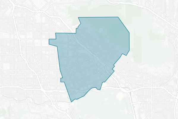 City of Burbank — detail map