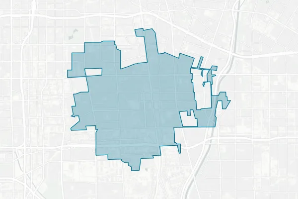 City of Compton — detail map