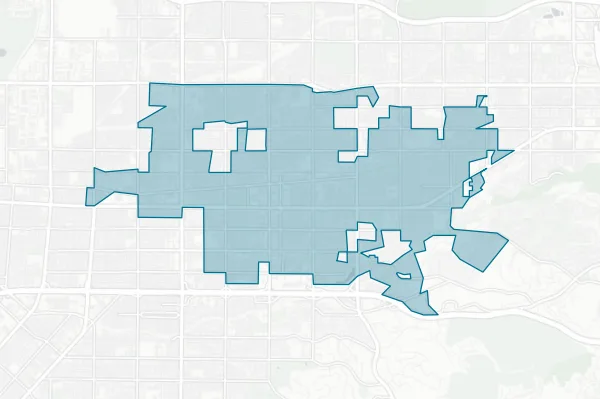 City of Covina — detail map