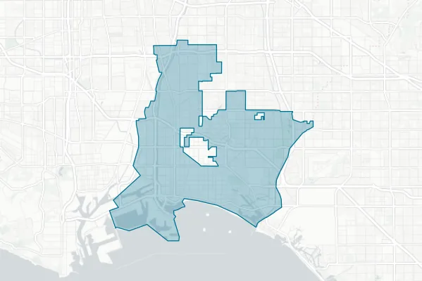 City of Long Beach — detail map