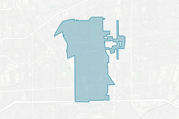City of San Gabriel — detail map