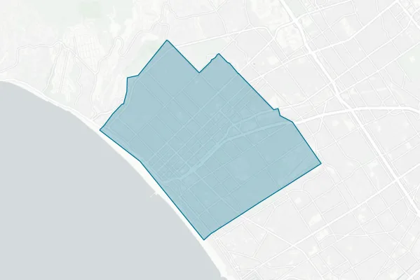 City of Santa Monica — detail map