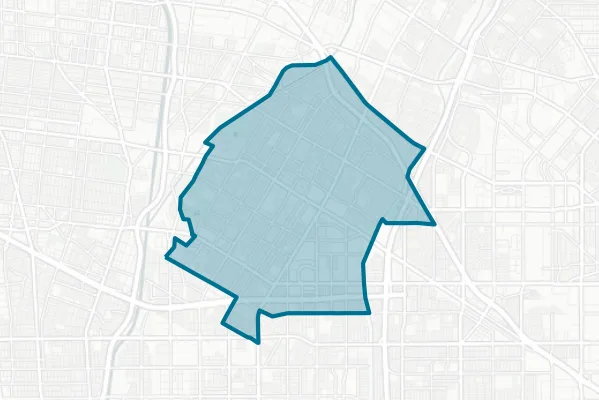 City of Downey — detail map