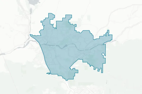 City of Santa Clarita — detail map