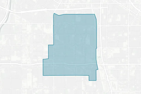 City of Bellflower — detail map