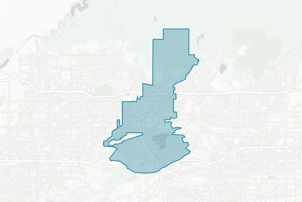 City of San Dimas — detail map