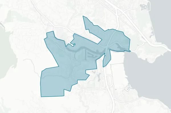 City of Larkspur — detail map
