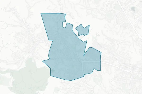 Town of San Anselmo — detail map