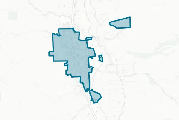 City of Ukiah — detail map