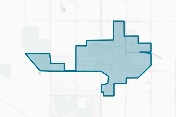 City of Dos Palos — detail map