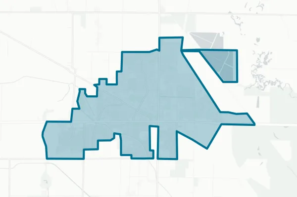 City of Los Banos — detail map