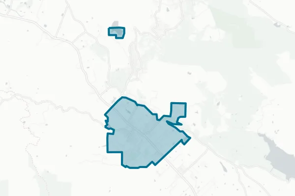St. Helena Unified School District — detail map